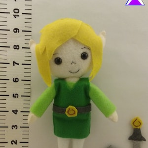 Zelda Game Inspired Link Plushie Felt Doll
