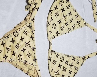 Louis vuitton bikini | Etsy