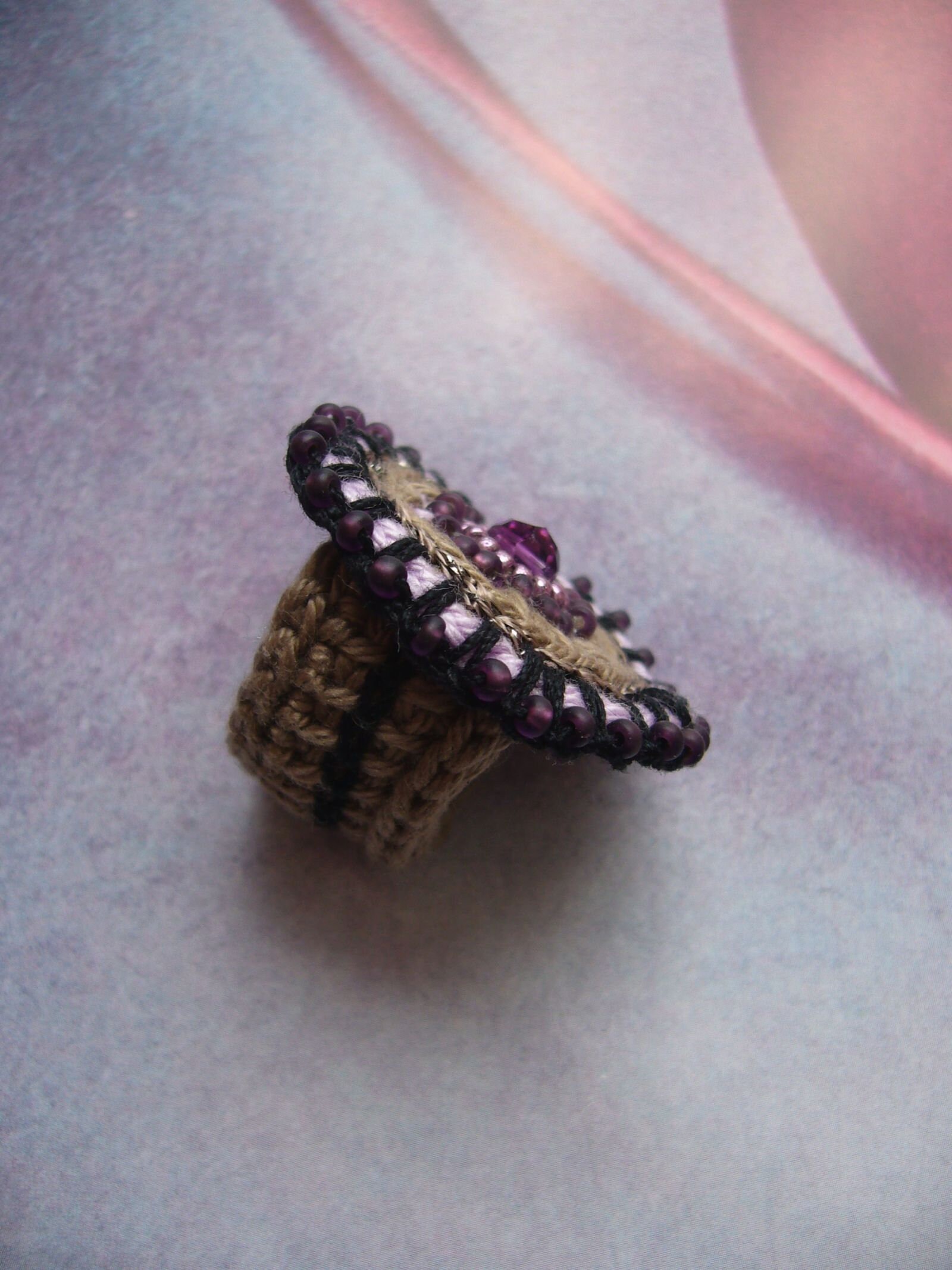 Crochet Ring Crochet Jewelry Ring Handmade Crochetring Etsy