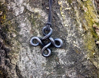 Viking looped square pendant valknute, visby gotland, ancient pendant, knot, viking knot, viking jewelry, viking pendant,   old symbol,
