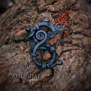 Viking dragon pendant, Celtic jewelry, dragon necklace, Norse, Nordic, Scandinavian