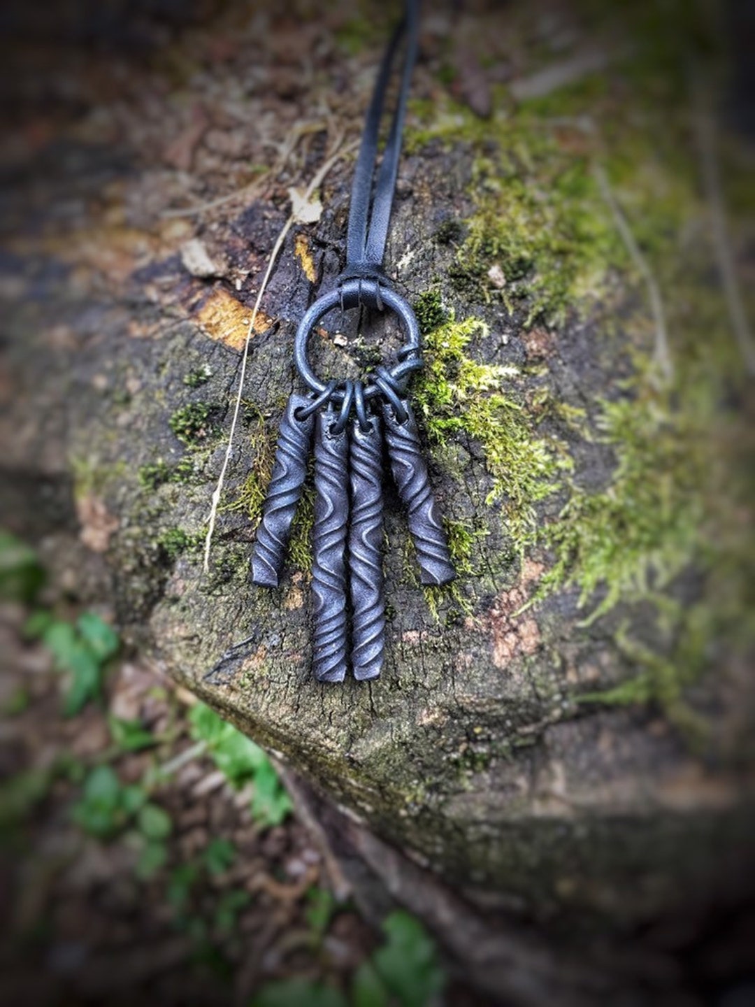 Iron Jewelry 6th Anniversary Gift Blacksmith Jewelry 11th Etsy