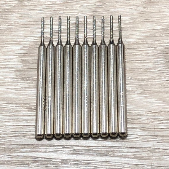 10 Small Drill Bits, Mini Drill Bits, 1mm Through 3mm, 1mm 1.5mm