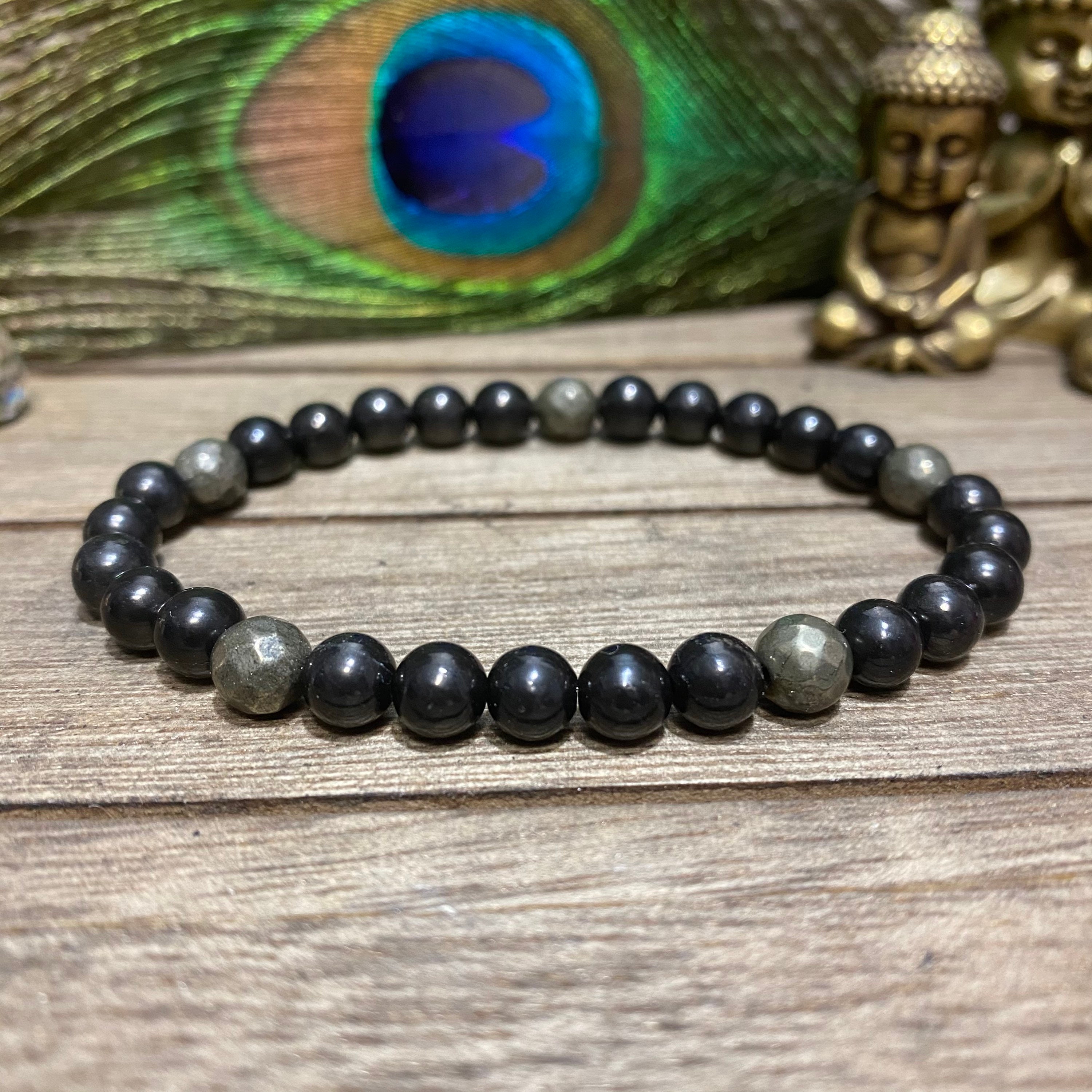 REAL Russian Shungite Shungite Bracelet Shungite Pyrite Pyrite Bracelet EMF Protection Shungite Stones Etsy