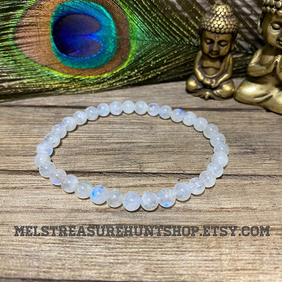 Moonstone Beaded Bracelets Moonstone Beaded Bracelets