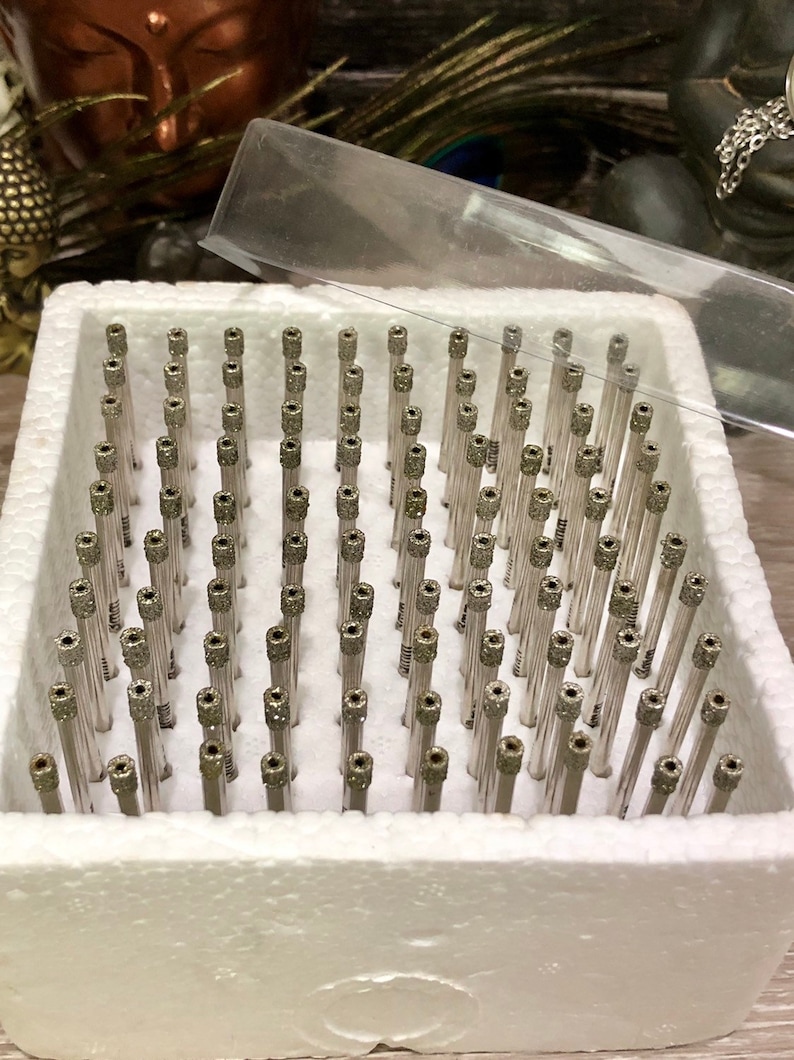 3mm Diamond Core Bit Fits Dremel Rotary Tools Glass Drill Etsy UK