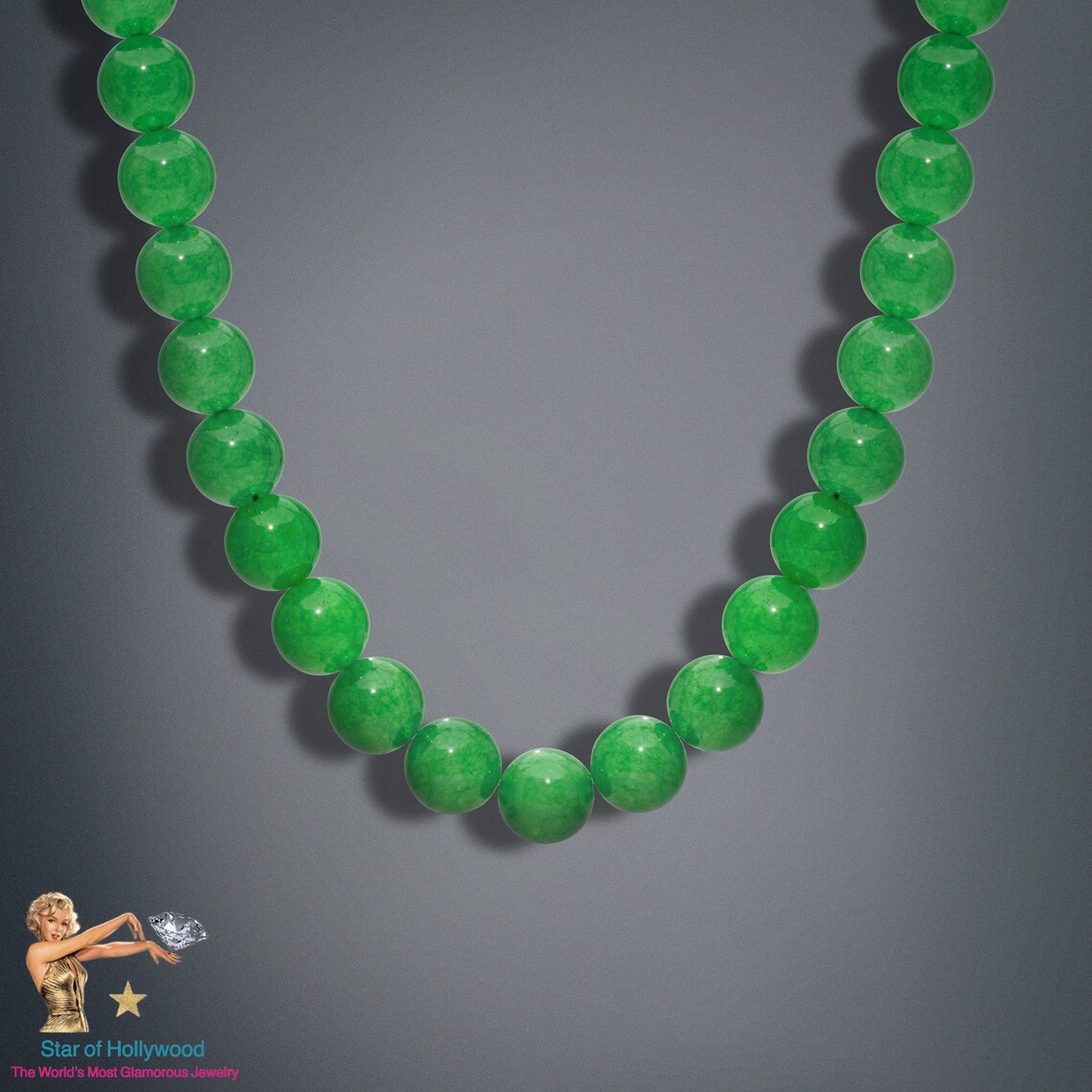 Imperial Natural Burmese Jade Bead Necklace Handcrafted - Etsy
