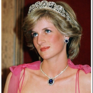 Princess Diana Sapphire and Diamond Jewelry Set Royal - Etsy