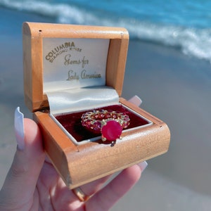 100% Columbia Ring, Ruby Gems for Lady America, Limited Edition, Multi ...