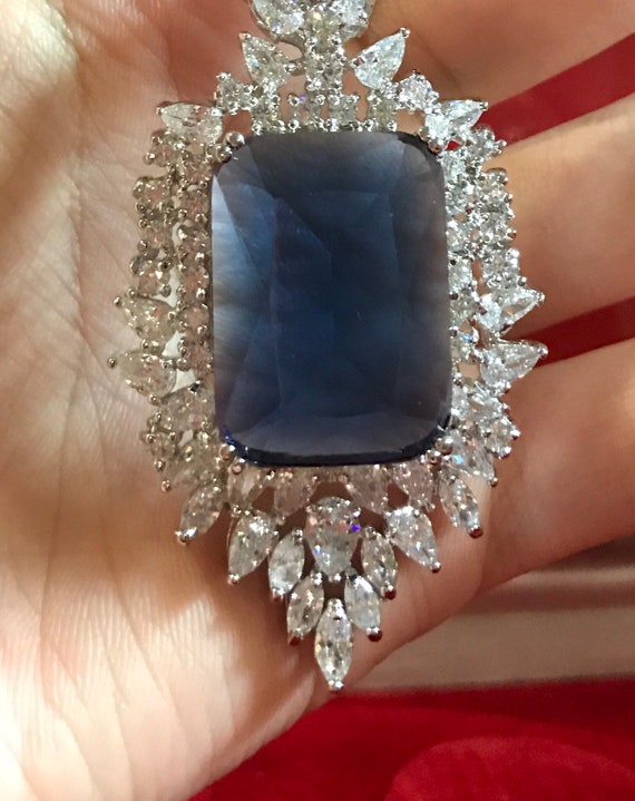 Imperial Elegance, Sapphire and Diamond Jewelry S… - image 10