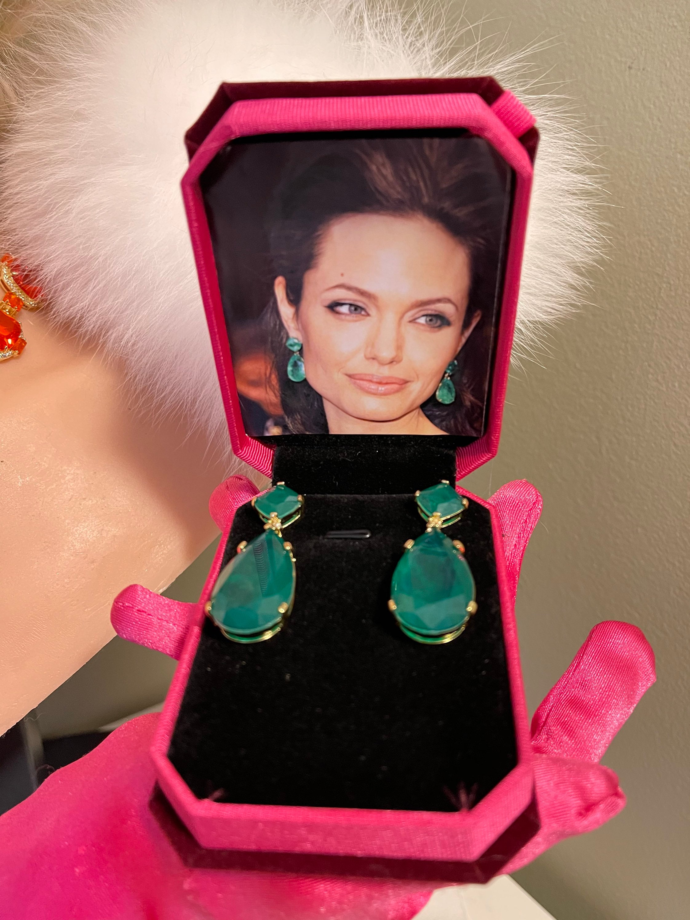 Set di 2 gioielli da sposa da donna, set di orecchini pendenti con collana girocollo in cristallo sintetico brillante a forma di goccia d'acqua – acquista a prezzi convenienti sul marketplace