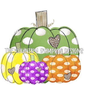Polka Dot Pumpkins