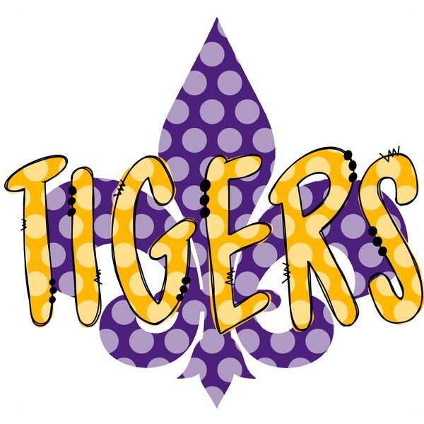 Tigers Fleur de lis