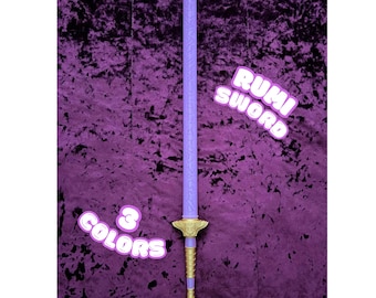 Rumi Sword: Lavender & Gold KPop Demon Hunter Cosplay Prop (Easy to Assemble KIT)
