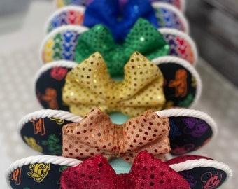 Iridescent Rainbow Love Pride Disney Minnie and Mickey  display picture 1
