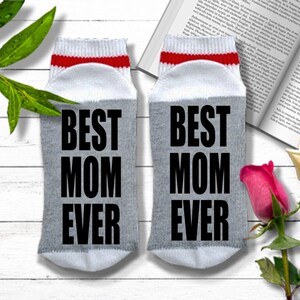 Mom Socks - Best Mom Ever - Mom Christmas Gift | Gift for Mom from Kids | Mothers Day Gift for Mom |  Mom Gift