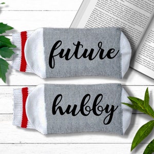 Future Hubby Socks - Engagement Gift, Future Husband, Gift for Groom to Be, Fiance Gift for Him, Future Wifey, Engagement Announcement