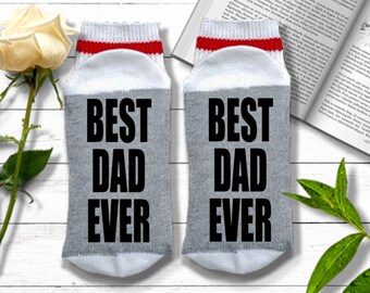 Fathers Day Gift from Daughter, Best Dad Ever, Fathers Day Gift from Son, Dad Socks, First Fathers Day Gift for Dad, Dad Gift from Daughter