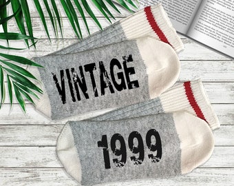 21st Birthday Gift Present Idea Girls Mum Her 1998 Women 21 White Sock Vintage