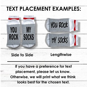 CUSTOM Socks - Personalized Socks for Men or Women, Funny Socks, Customized If You Can Read This Socks, Personalized Gift image 3