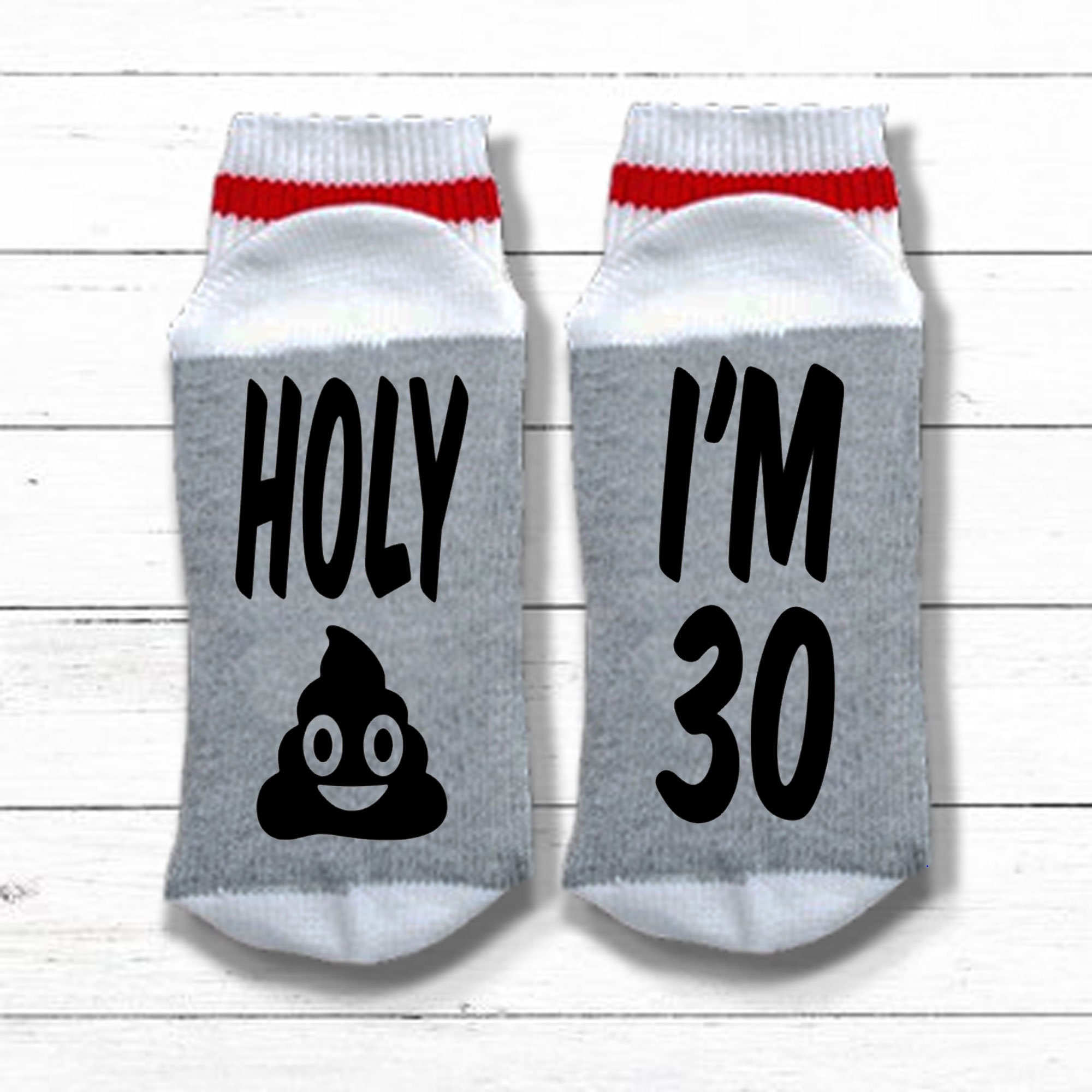 30 AF Socks If You Can Read This Socks for 30th Birthday of Thirty Year Old Man  Woman Custom Funny Thirtieth Birthday Socks