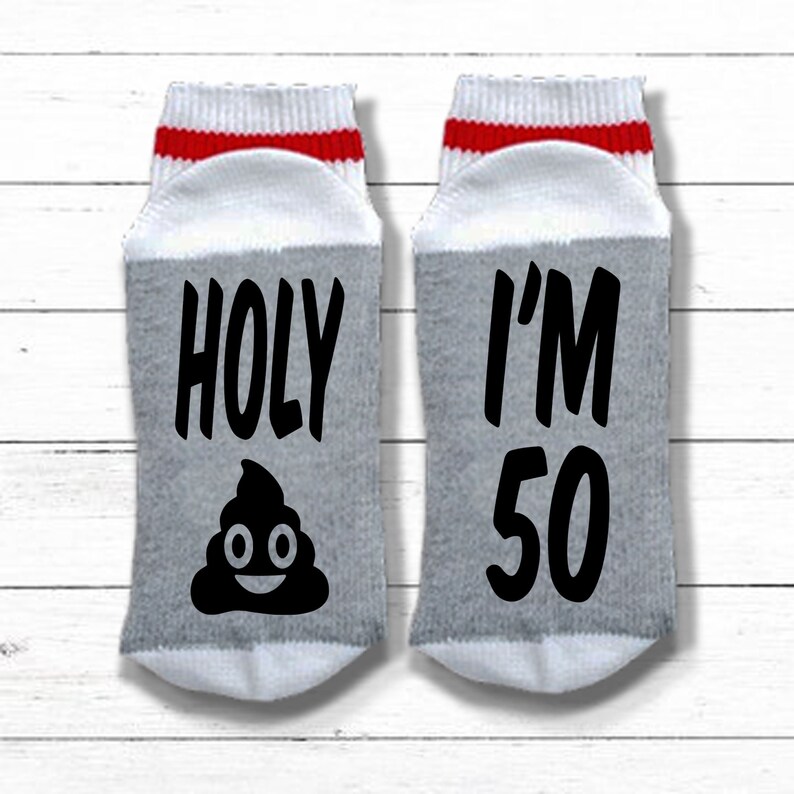 50 Years of Being a Fucking Legend Socks 50th Birthday Socks 50th Birthday Gift for Women 50th Birthday Gift for Men Holy Shit I'm 50