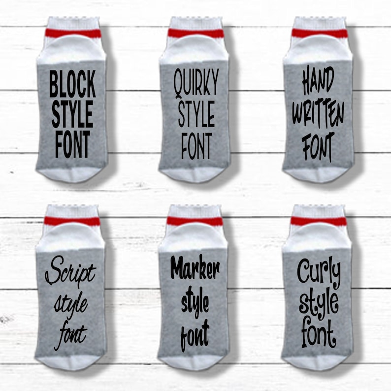 CUSTOM Socks - Personalized Socks for Men or Women, Funny Socks, Customized If You Can Read This Socks, Personalized Gift image 2