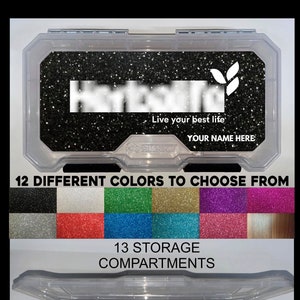 LARGE - Glitzernde Organisationsbox