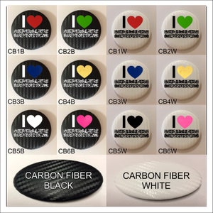 Textured I Love Buttons