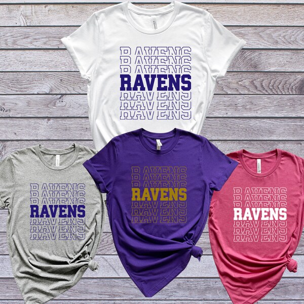 Camisa de los Ravens, camisa de Baltimore, camisa del día del juego de los Ravens, camisas de los Baltimore Birds, regalo de los Ravens, camiseta de fútbol de Baltimore, camisa de la mascota del equipo de los Ravens