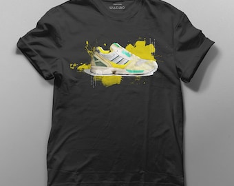 Sneaker T-shirt Hand-drawn UNIKAT Sneaker Art Unisex I Perfect