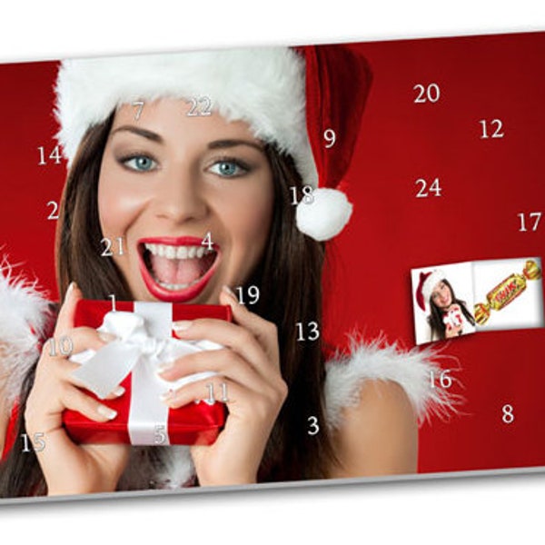 Foto-Adventskalender mit Ihren Fotos & Schokolade