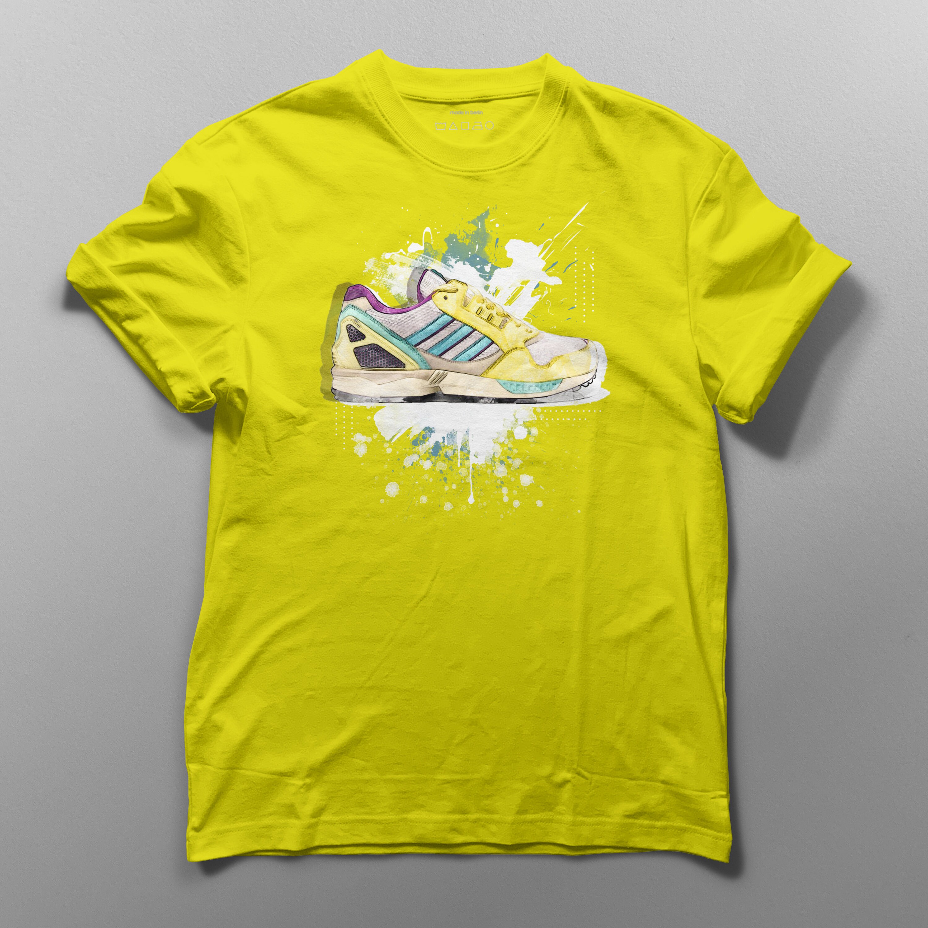 Sneaker T-shirt Hand-drawn - UNIKAT - Sneaker Art Unisex I Sneaker T-shirt Hand-drawn - UNIKAT - Sneaker Art Unisex I