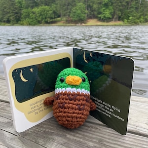 Goodnight Little Duck Hunter & Optional Mallard Plushie image 5