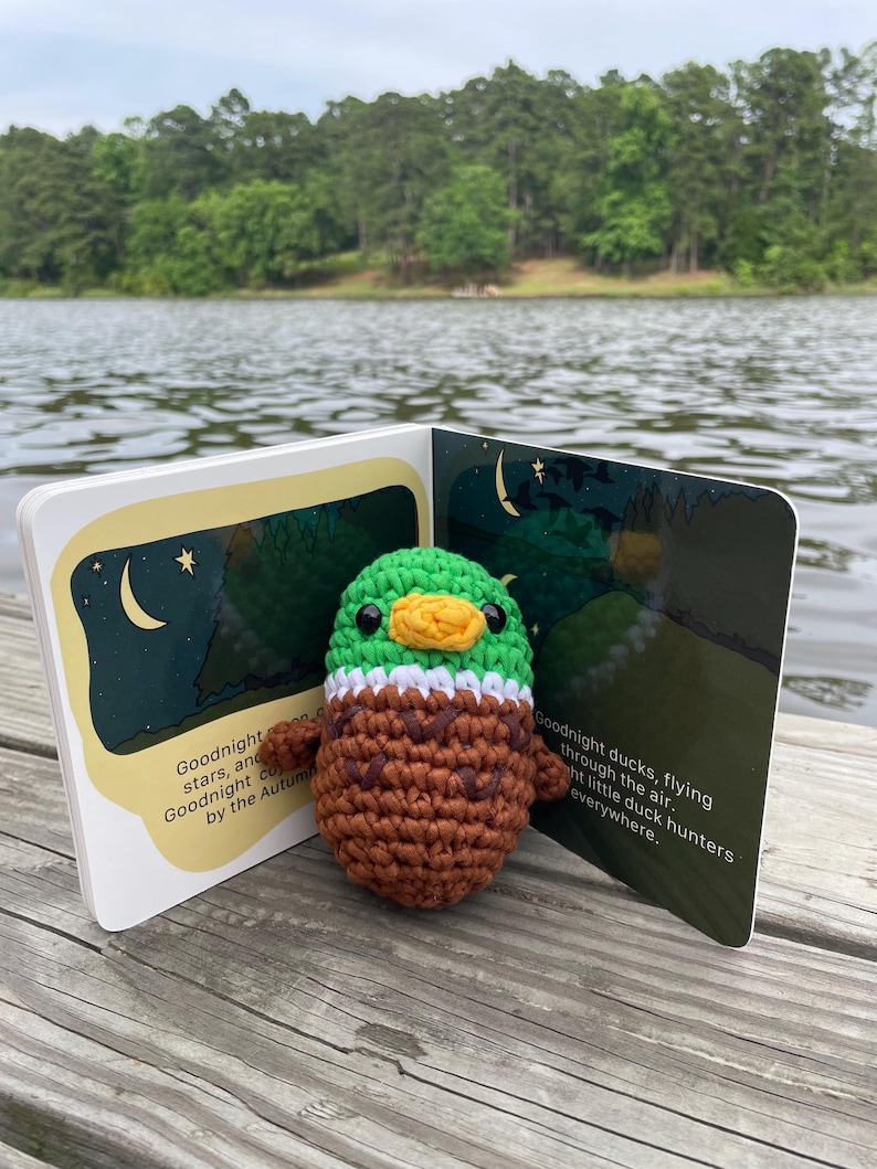 Goodnight Little Duck Hunter & Optional Mallard Plushie image 5