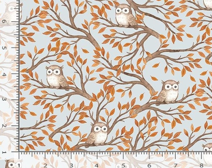 Whimsical Owl Fabric - Playful and Colorful Prints for Quilting, Crafting, and Sewing Projects