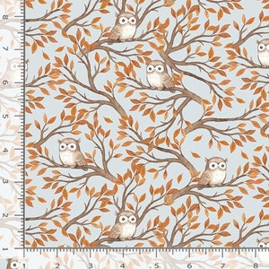 Whimsical Owl Fabric - Playful and Colorful Prints for Quilting, Crafting, and Sewing Projects