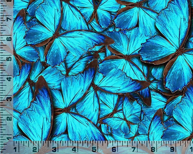 Butterfly Fabric by the Yard  –  Timeless Treasures Stunning Bright Butterflies