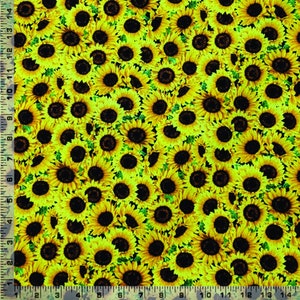 Fabric with Sunflowers – Sunflower Fabric by the Yard