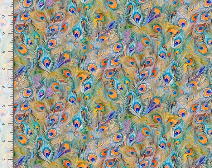 Peacock Feather Fabric