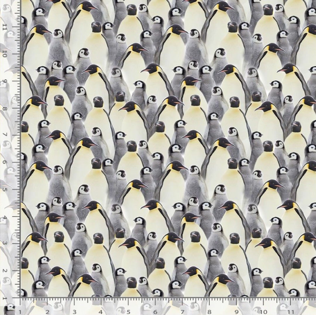 Penguin Fabric Fabric Timeless Treasures Packed Penguins Etsy