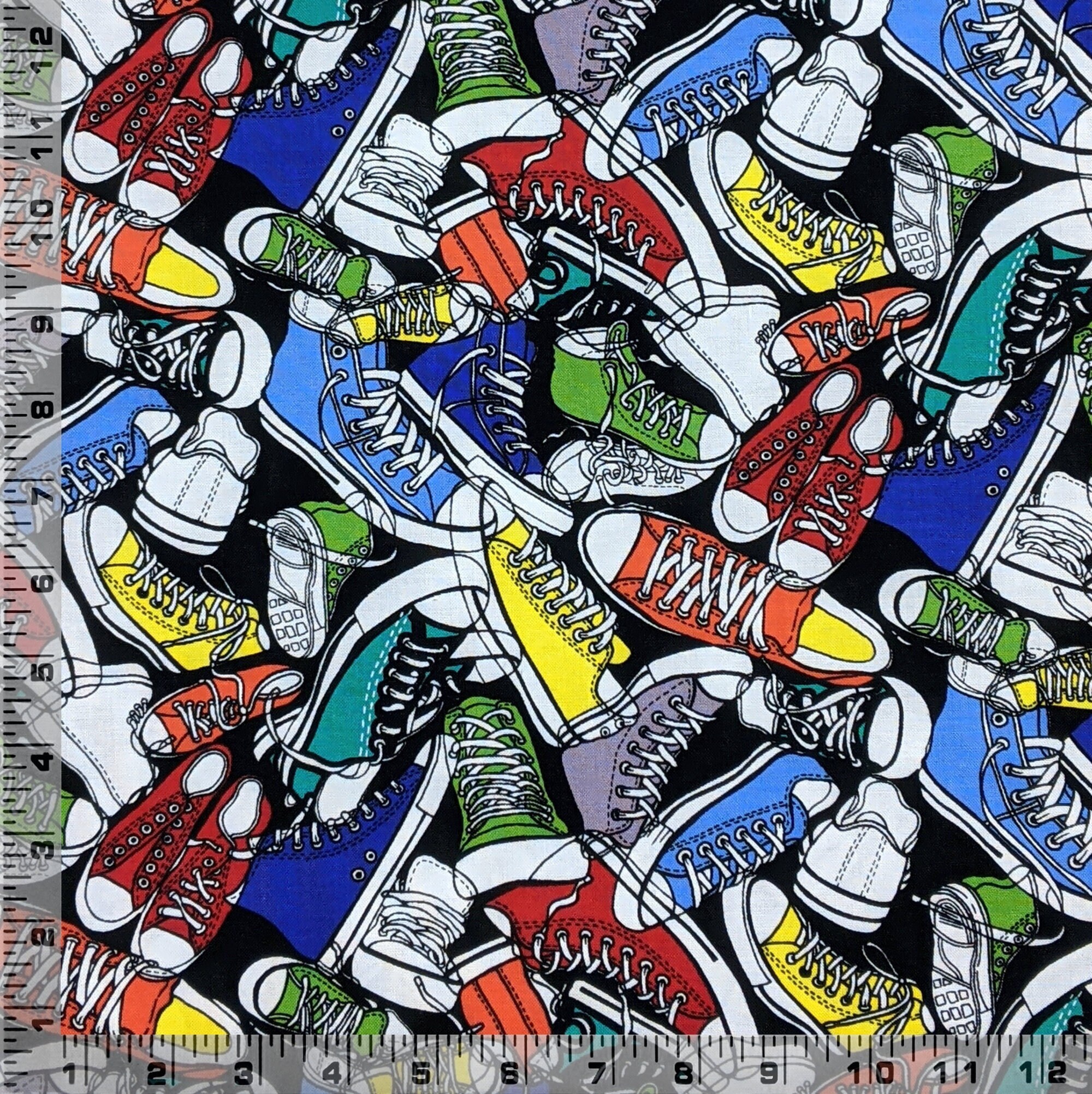 Sneaker print best sale fabric