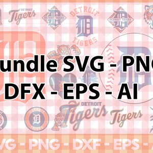 Detroit Tigers Logo svg, mlb svg, eps, dxf, png, digital file for cut – SVG  Sporty