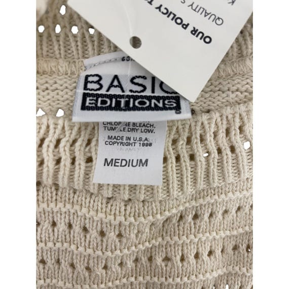 Basic Edition Pullover Sweater Womens Size Medium… - image 4
