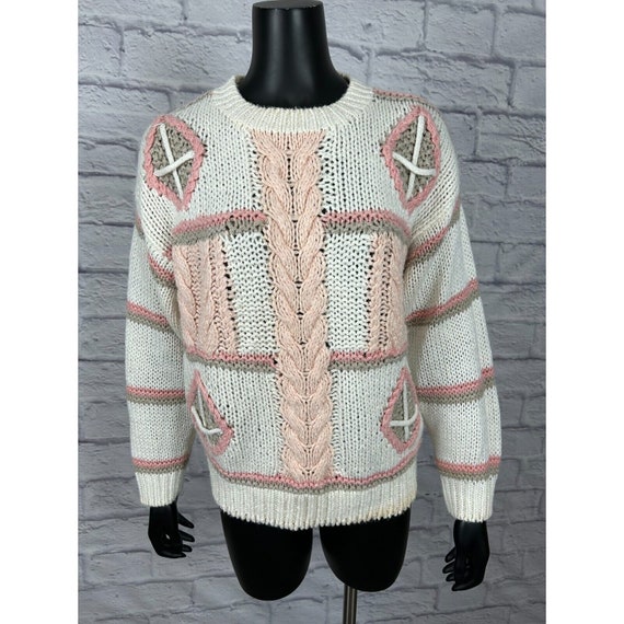 Great Connection Long Sleeve Chunky Knit Round Ne… - image 1
