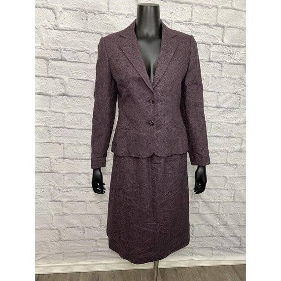 Vintage Austin Hill Skirt Suit Wool Union Made US… - image 1