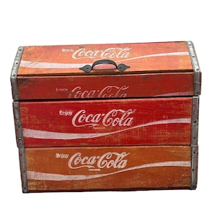 Coca cola wood crate - Etsy 日本