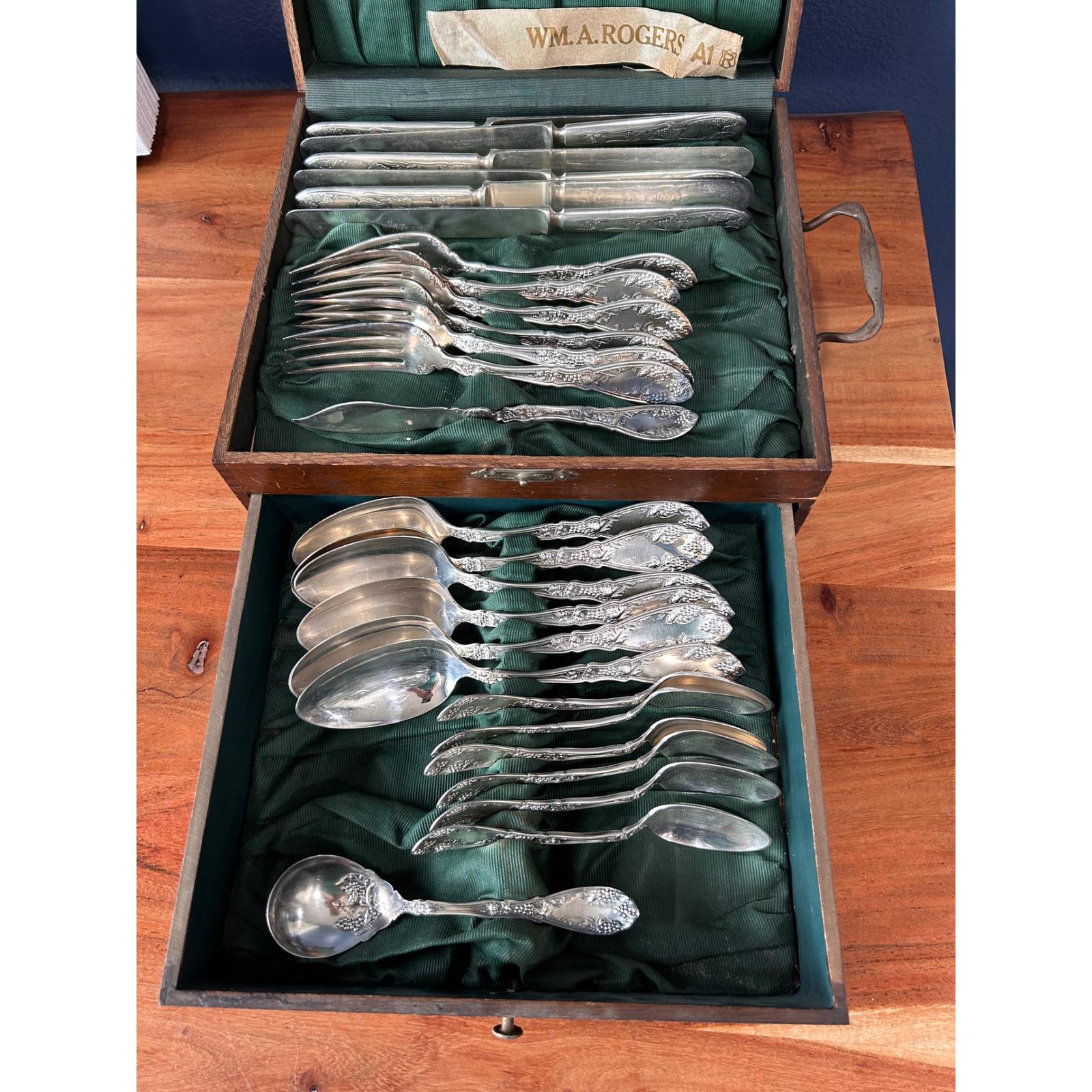 Wm a Rogers Triple - Etsy