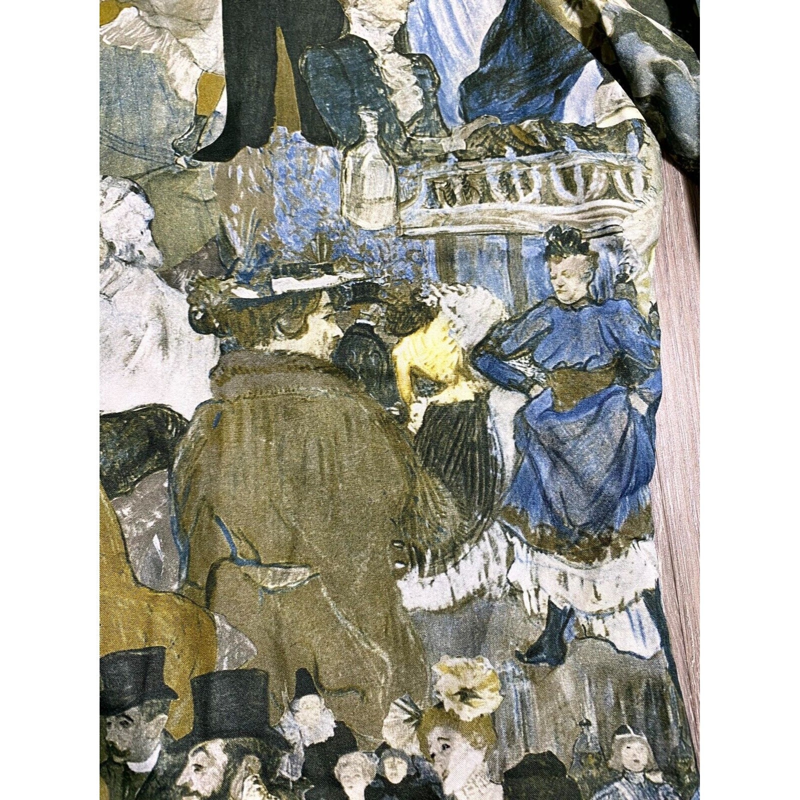 Chemise Et Cie Vintage 70s Men's Button Down Shirt Long Sleeve Size