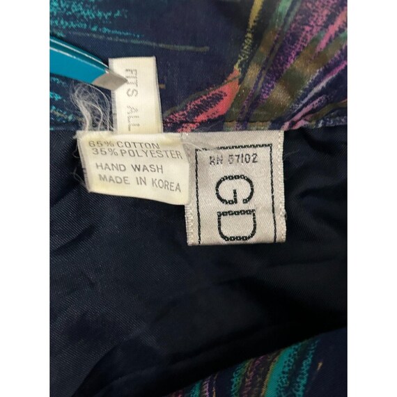 Gdt Too Button Front Shoulder Pads Jacket Swirl P… - image 6